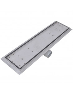 Scarico Doccia Lineare 2 pz 530x140 mm in Acciaio Inossidabile