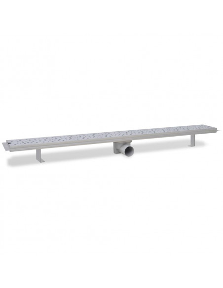 Scarico Doccia Lineare 2pz Design Bolle 1030x140mm Acciaio Inox