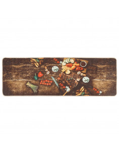 Tappeto da Cucina Multicolore 60x180 cm Lavabile Antiscivolo