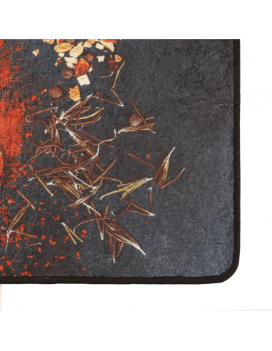 Tappeto da Cucina Multicolore 60x180 cm Lavabile Antiscivolo