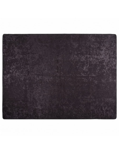 Tappeto Lavabile Antracite 400x300 cm Antiscivolo