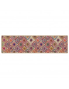 Tappeto Lavabile Multicolore 80x300 cm Antiscivolo
