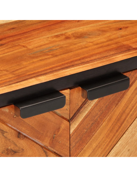 Scarpiera 67x38x65 cm in Legno Massello di Acacia