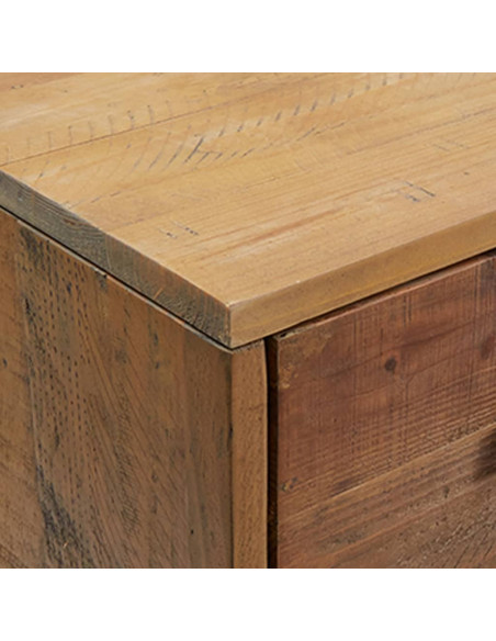 Scarpiera 75x40x110 cm in Legno Massello di Pino