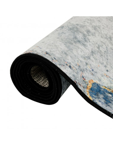 Tappeto Lavabile Multicolore 80x150 cm Antiscivolo