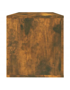 Scarpiera a Muro rovere fumo 100x35x38cm in Legno Multistrato