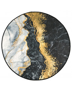 Tappeto Lavabile Multicolore Ø 120 cm Antiscivolo