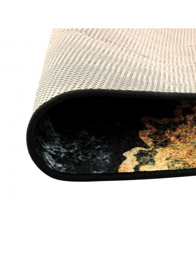 Tappeto Lavabile Multicolore Ø 120 cm Antiscivolo