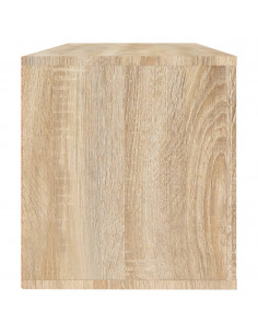 Scarpiera a Muro Rovere Sonoma 100x35x38cm in Legno Multistrato