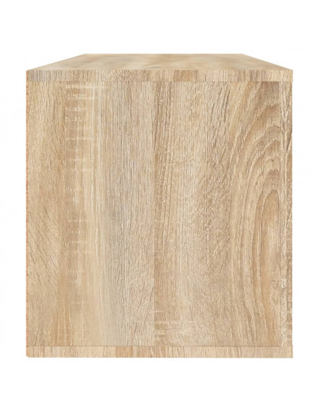 Scarpiera a Muro Rovere Sonoma 100x35x38cm in Legno Multistrato