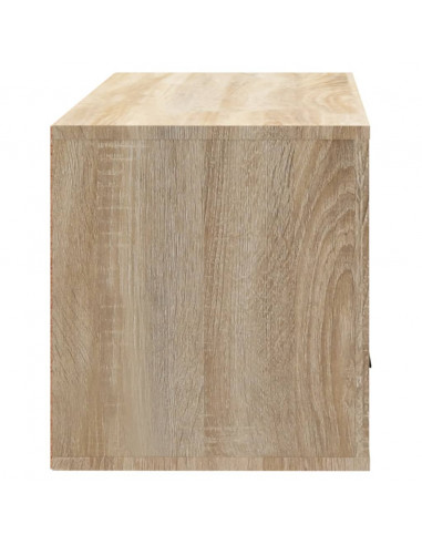 Scarpiera a Parete Rovere Sonoma 70x35x38 cm Legno Multistrato