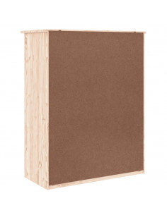 Scarpiera ALTA 77x35x96 cm in Legno Massello di Pino