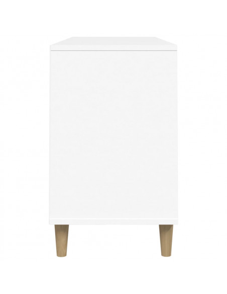 Scarpiera Bianca 102x36x60 cm in Legno Multistrato