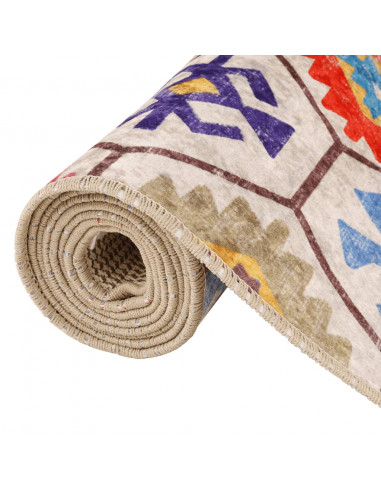 Tappeto Lavabile Multicolore 190x300 cm Antiscivolo