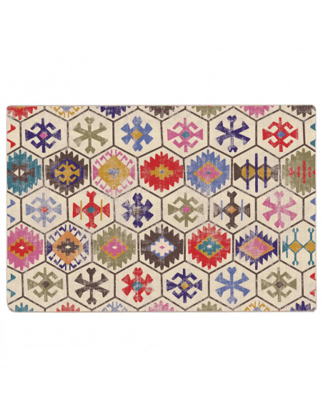 Tappeto Lavabile Multicolore 120x180 cm Antiscivolo