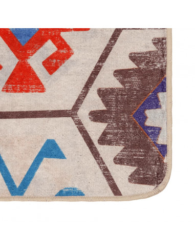 Tappeto Lavabile Multicolore 120x180 cm Antiscivolo