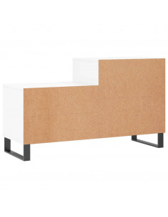 Scarpiera Bianca 102x36x60 cm in Legno Multistrato