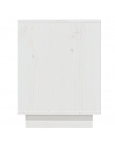Scarpiera Bianca 110x34x45 cm in Legno Massello di Pino