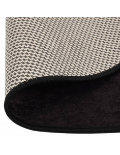 Tappeto Lavabile Antracite Ø 200 cm Antiscivolo 2