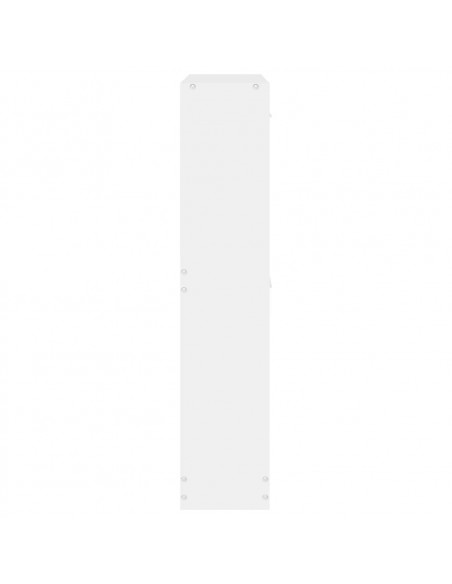 Scarpiera Bianca 59x17x81 cm in Legno Multistrato