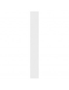 Scarpiera Bianca 60x21x163,5 cm in Legno Multistrato