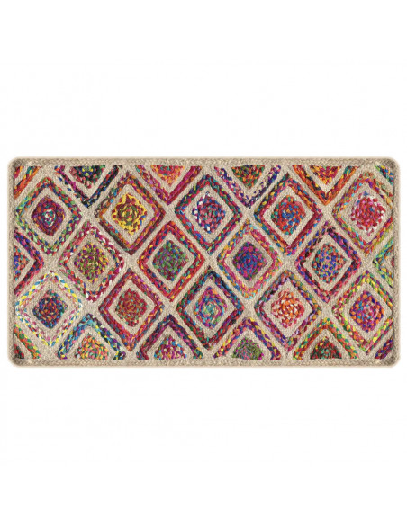 Tappeto Lavabile Multicolore 80x150 cm Antiscivolo