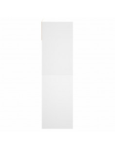 Scarpiera Bianca 60x34x116 cm in Legno Multistrato