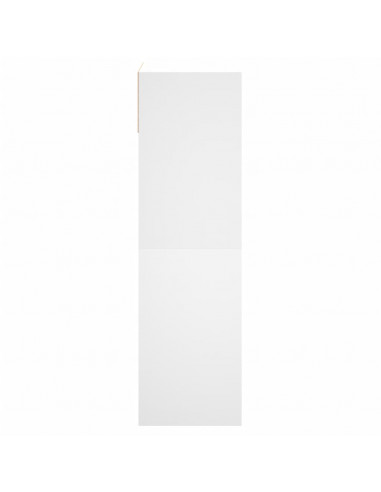 Scarpiera Bianca 60x34x116 cm in Legno Multistrato