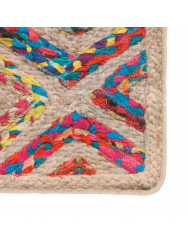 Tappeto Lavabile Multicolore 80x150 cm Antiscivolo