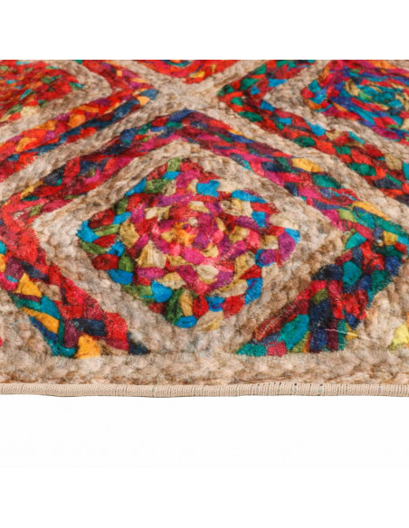 Tappeto Lavabile Multicolore 80x150 cm Antiscivolo