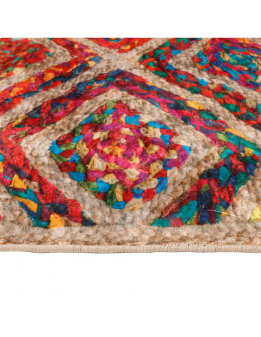 Tappeto Lavabile Multicolore 120x180 cm Antiscivolo