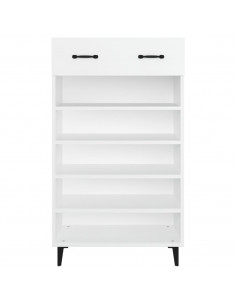 Scarpiera Bianca 60x35x105 cm in Legno Multistrato