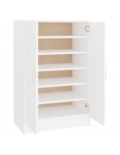 Scarpiera Bianca 60x35x92 cm in Truciolato