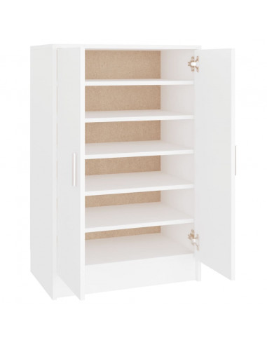 Scarpiera Bianca 60x35x92 cm in Truciolato