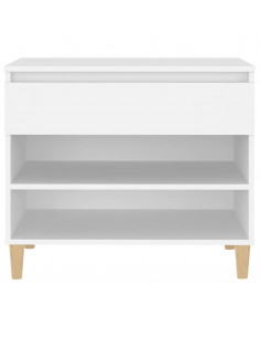 Scarpiera Bianca 70x36x60 cm in Legno Multistrato