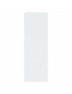 Scarpiera Bianca 80x34x96,5 cm in Legno Multistrato
