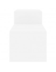 Scarpiera bianco 150x35x45 cm in Legno Multistrato