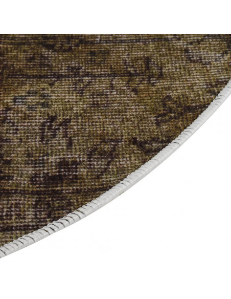 Tappeto Lavabile Multicolore Ø 200 cm Antiscivolo