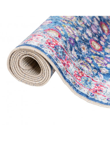 Tappeto Lavabile Multicolore 80x150 cm Antiscivolo