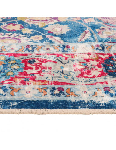 Tappeto Lavabile Multicolore 80x150 cm Antiscivolo