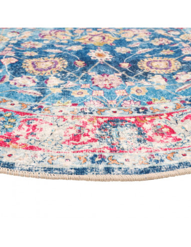 Tappeto Lavabile Multicolore Ø 120 cm Antiscivolo