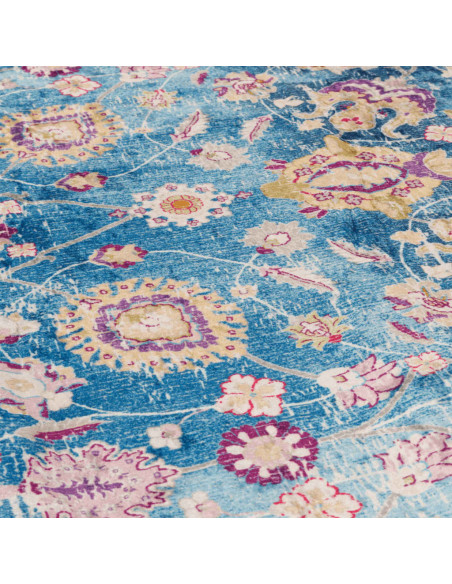 Tappeto Lavabile Multicolore Ø 120 cm Antiscivolo