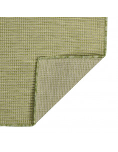 Tappeto da Esterni a Tessitura Piatta 80x250 cm Verde 2
