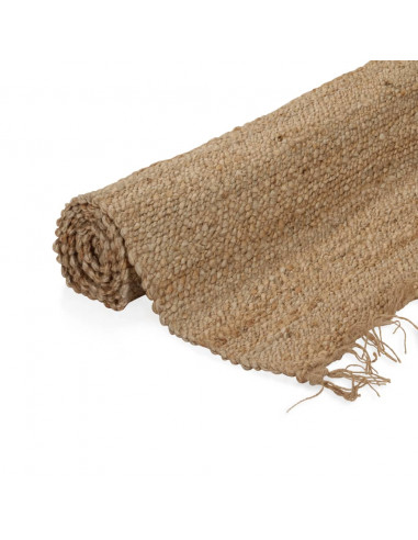 Tappeto in Iuta Intrecciato a Mano 120x180 cm Naturale