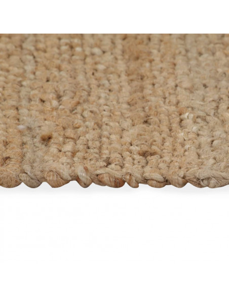 Tappeto in Iuta Intrecciato a Mano 120x180 cm Naturale