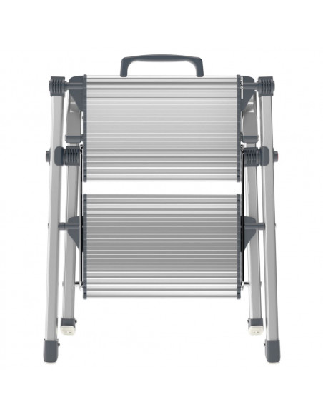 Hailo Scaletta a 2 Gradini Mini Comfort 45 cm Alluminio 4310-100