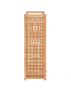 Scarpiera con Cassetto 70x27x81 cm Legno Massello di Noce