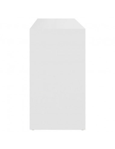 Scarpiera con Panchina Bianco 103x30x54,5 cm in Multistrato