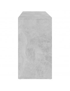 Scarpiera con Panchina Grigio Cemento 103x30x54,5cm Multistrato