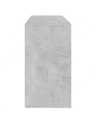 Scarpiera con Panchina Grigio Cemento 103x30x54,5cm Multistrato